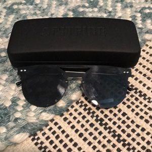 Reflective spitfire sunglasses